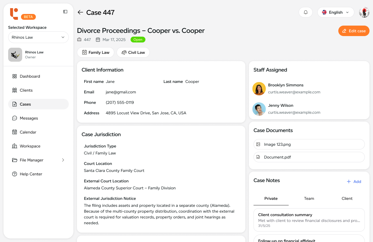 Case Management